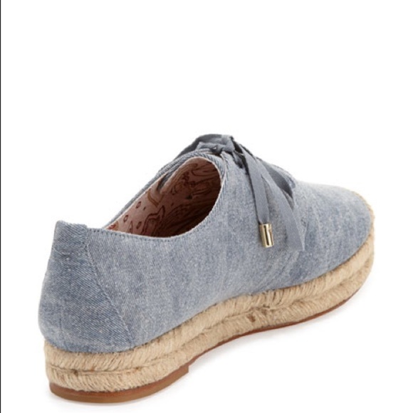 Joie Wallie Denim Espadrille Sneakers size 9.5 - Picture 11 of 11
